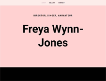 Tablet Screenshot of freyawynnjones.co.uk